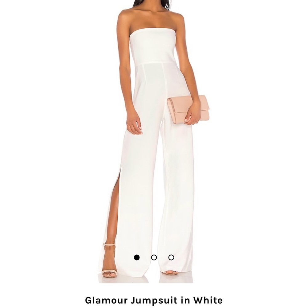 Revolve white jumpsuit